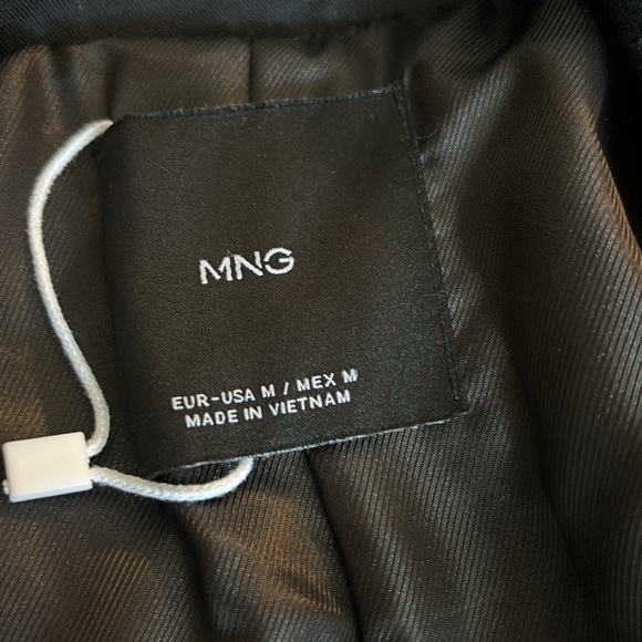 Mango black trench size M - Picture 3 of 4